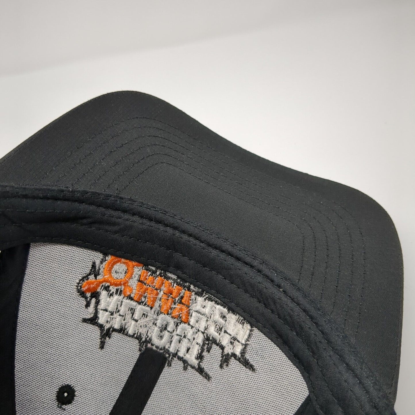 All Out Mayhem Strapback Hat Black One Size Adjustable Embroidered Breathable