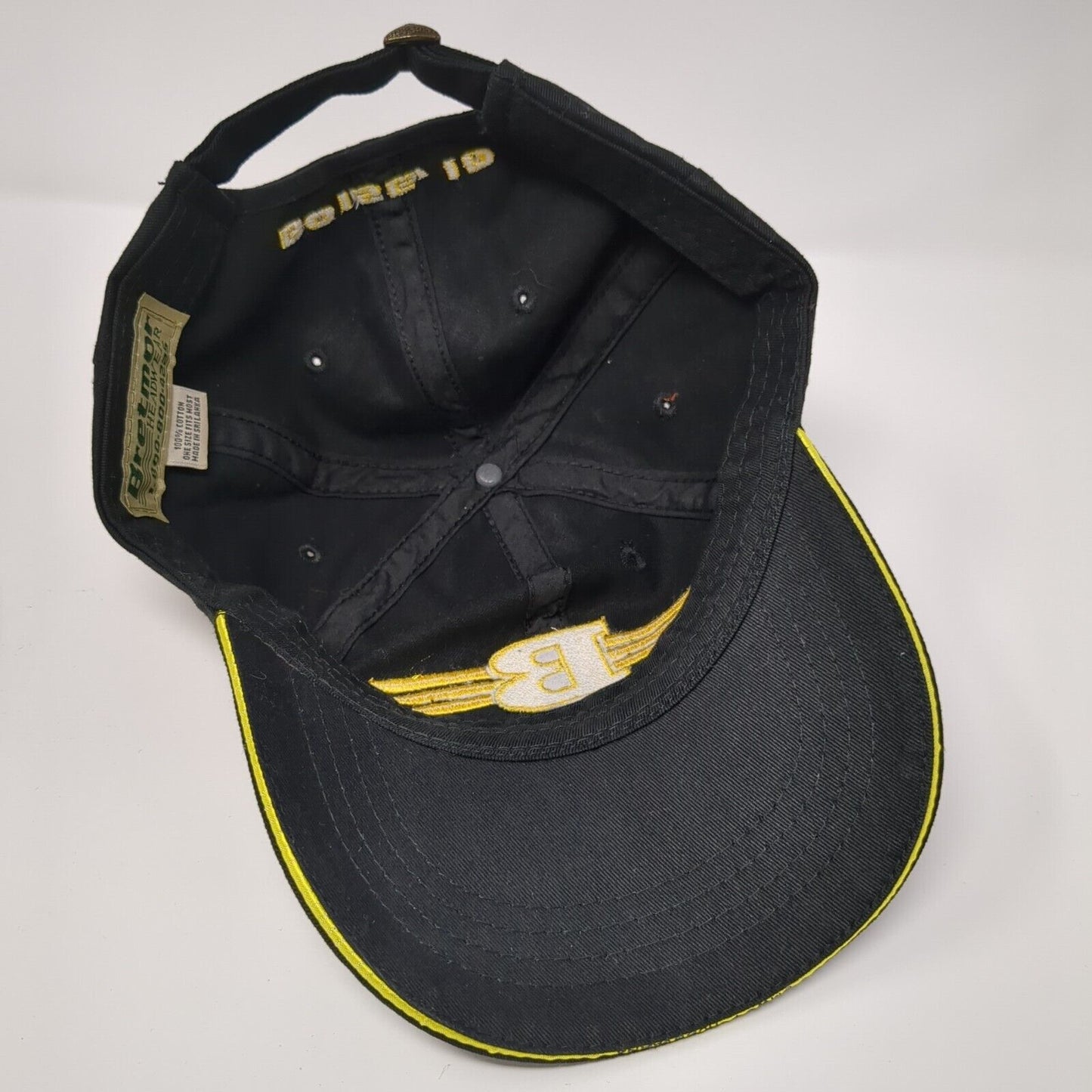 Big Twin Boise ID Slideback Hat Black One Size Embroidered Bretmor