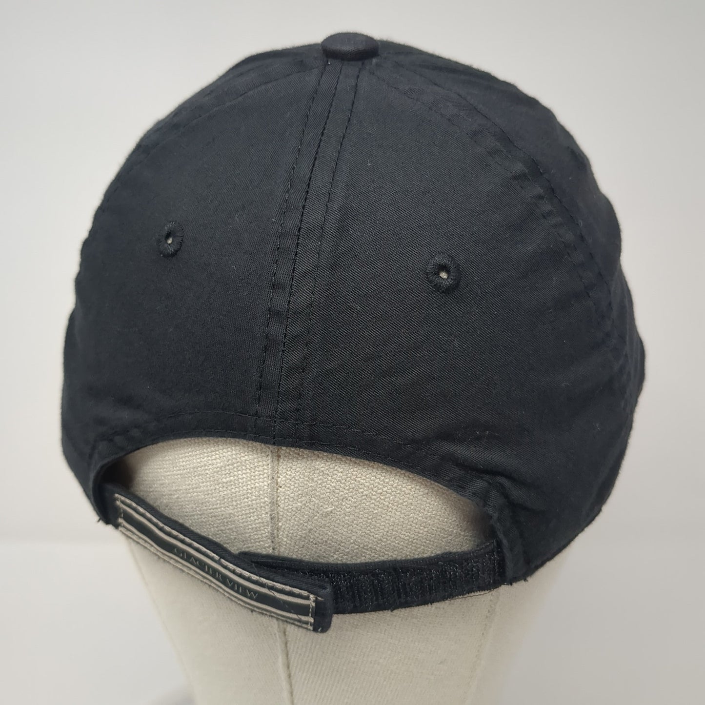 Level Wear Classics Strapback Baseball Cap Black One Size Adjustable 6 Panel