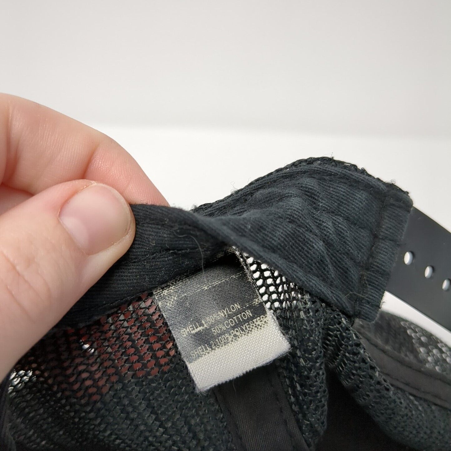 Richardson Snapback Mesh Back Trucker Hat Camo One Size Flag Patch