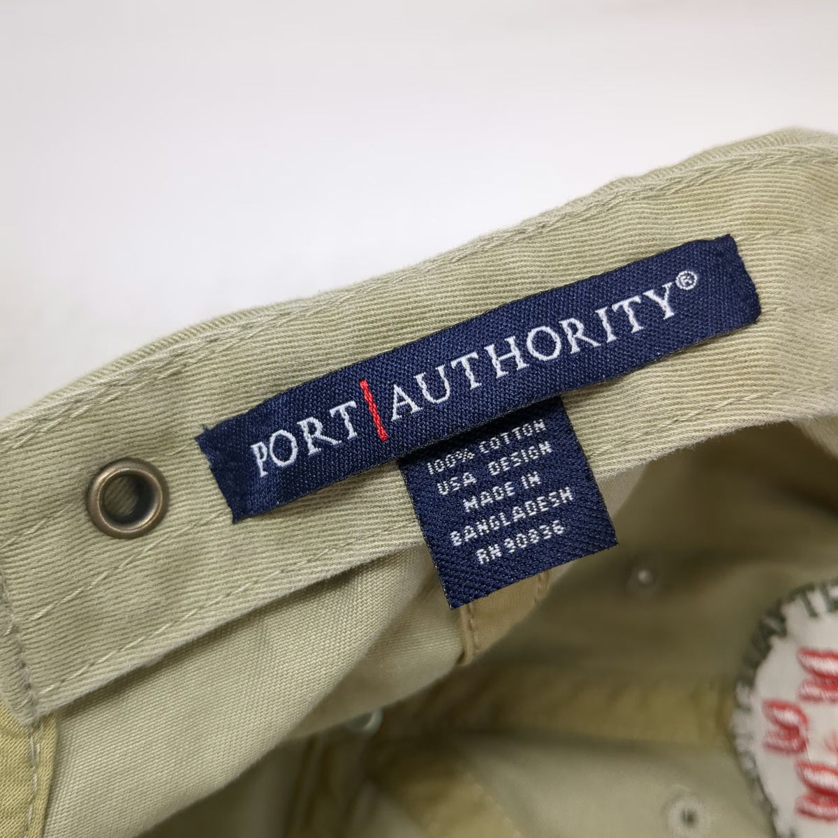 Port Authority Baseball Cap Beige One Size Skagit Valley Tulip Festival Logo Hat