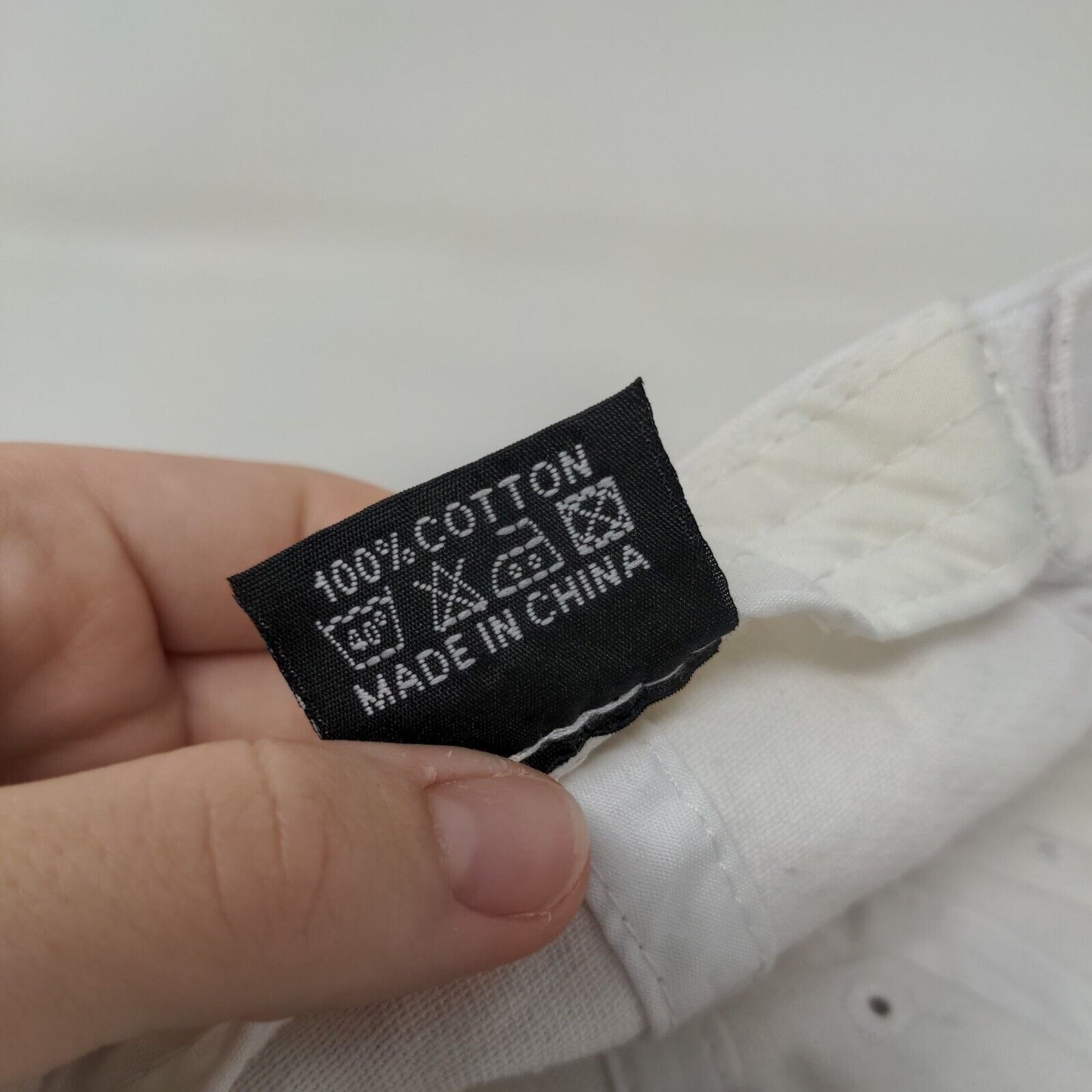 Clearwater 1897 Beach Florida Strapback Hat White One Size Embroidered Lucky 7