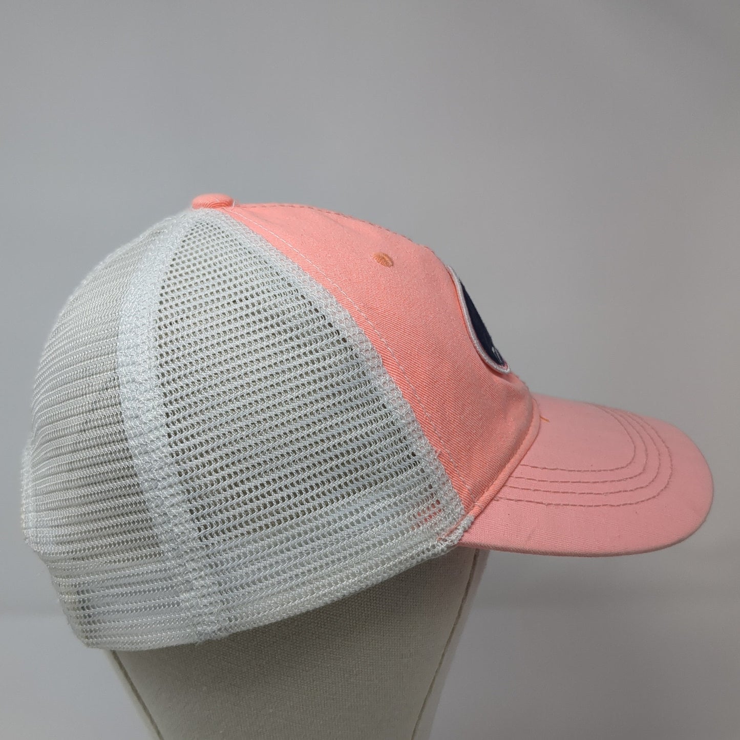 Tybee Island Georgia Trucker Hat Pink One Size Adjustable Mesh Back Lucky 7 USA