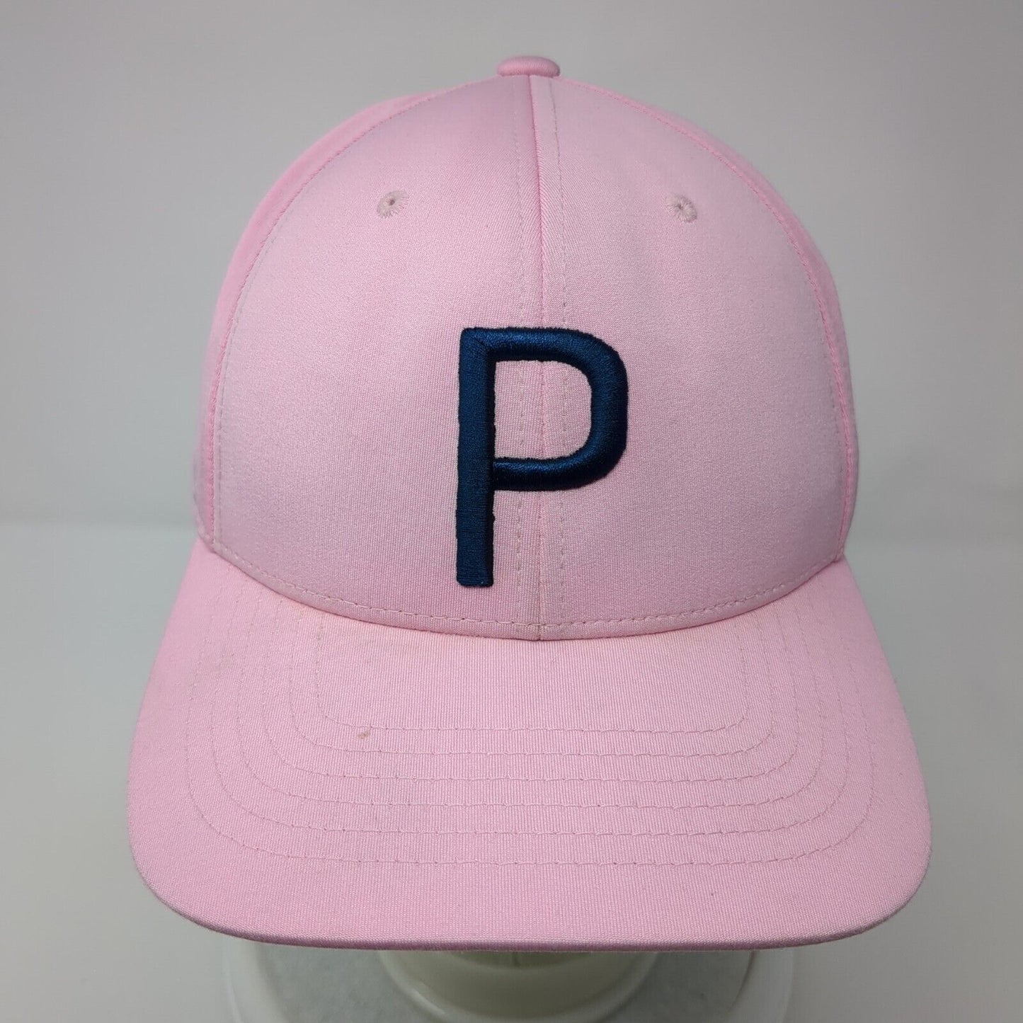Letter P Snapback Hat Pink One Size Puma Tour Exclusive Embroidered