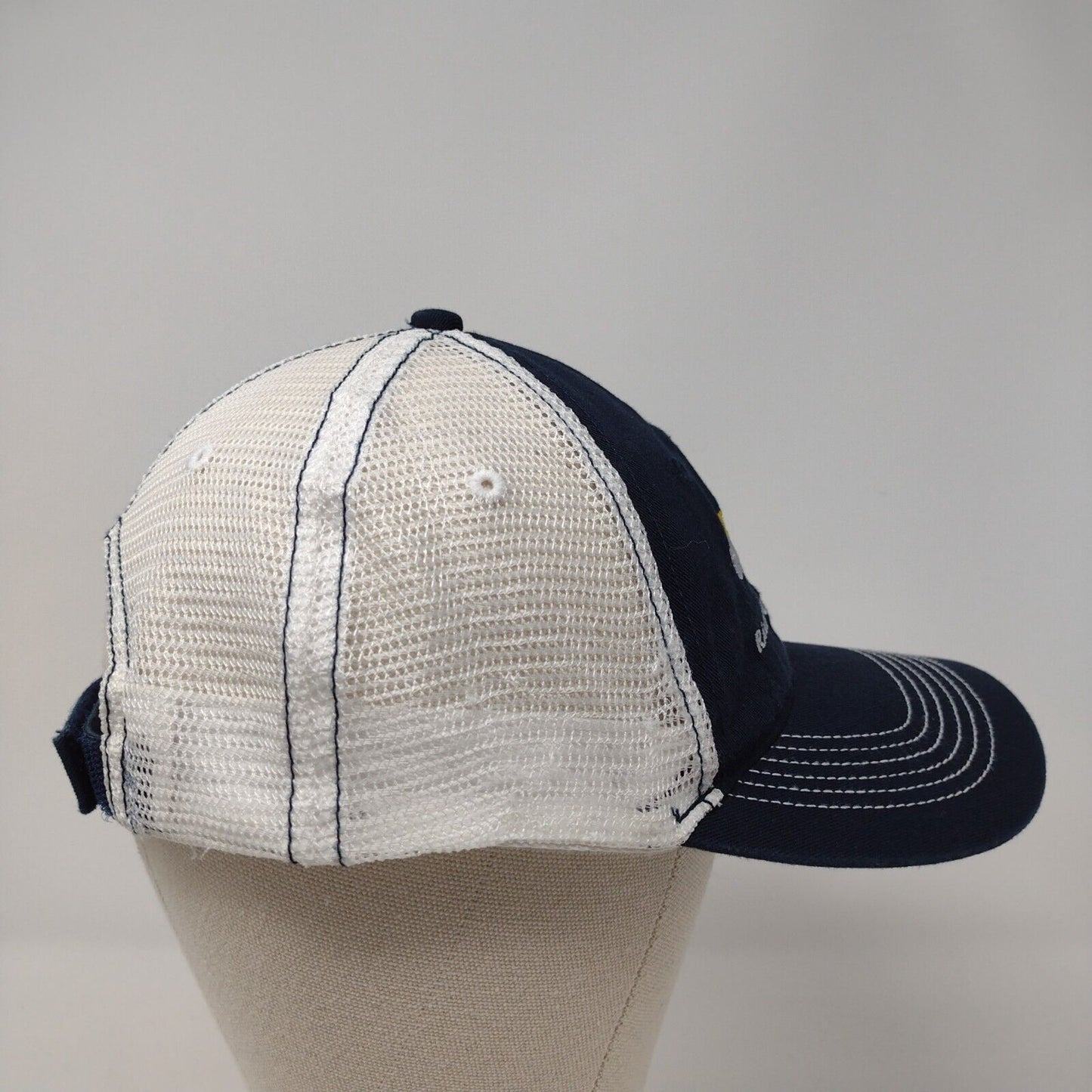 2021 Run Through It Race To Robie Creek Trucker Hat Blue OSFA Mesh Back District