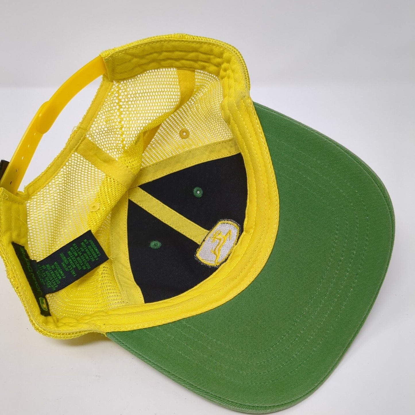 John Deere Snapback Mesh Back Trucker Hat Multicolor Youth One Size
