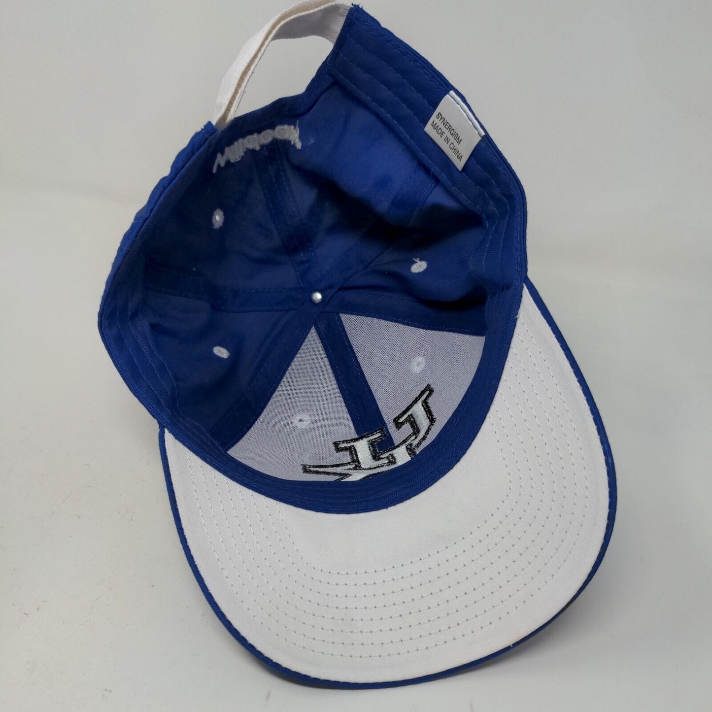 University of Kentucky Wildcats Men's Strapback Hat Blue White Embroidered Logo