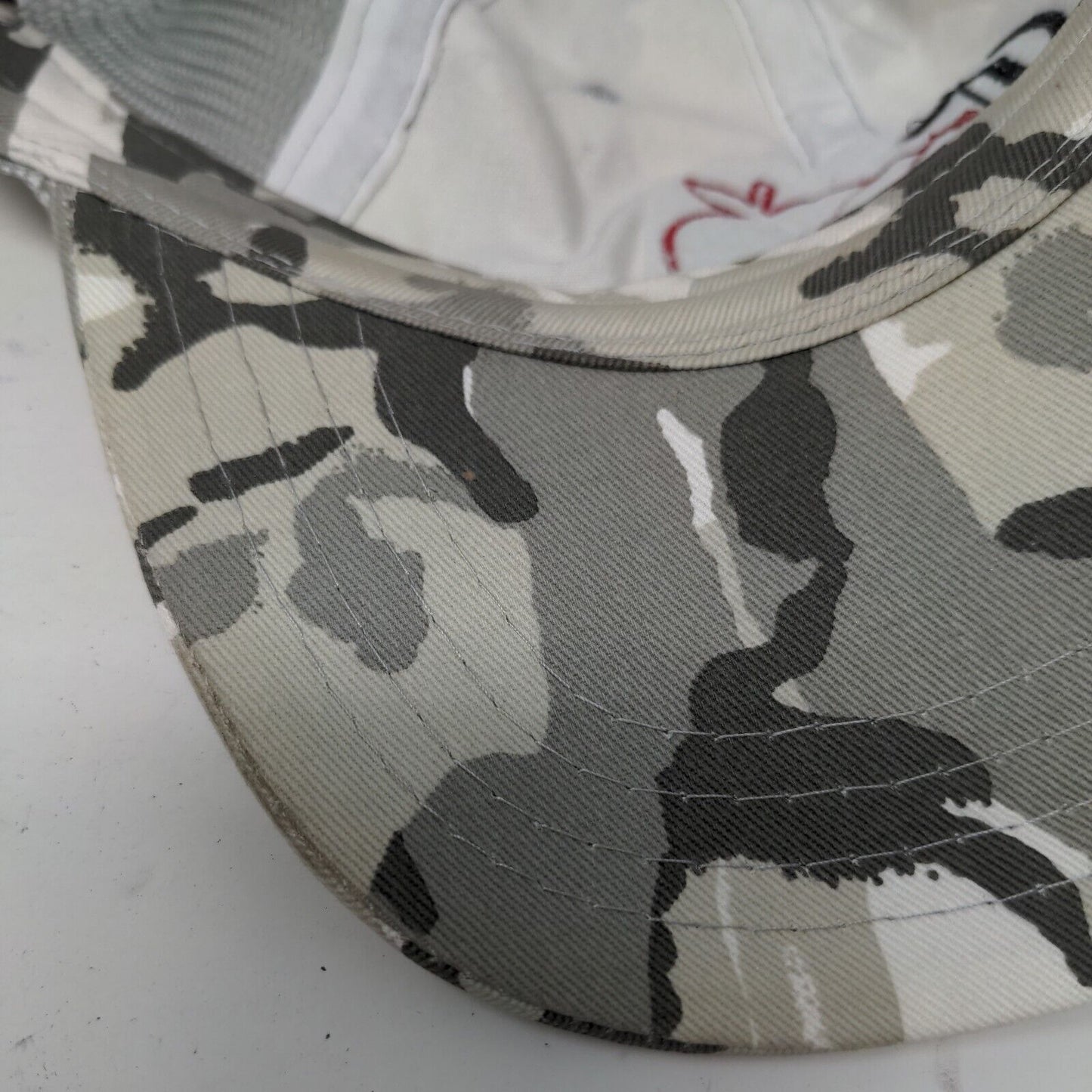 Cider Ridge Golf Club Men's Snapback Mesh Back Hat Gray Camo OS Embroidered