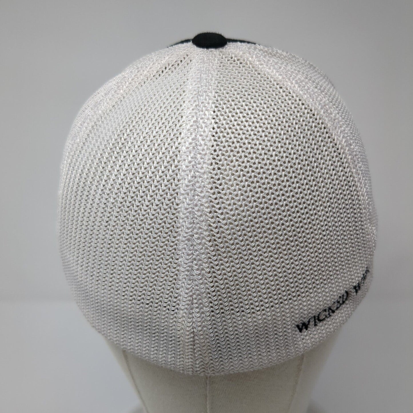 Wicked Weed Brewing Fitted Mesh Back Trucker Hat Black One Size Yupoong