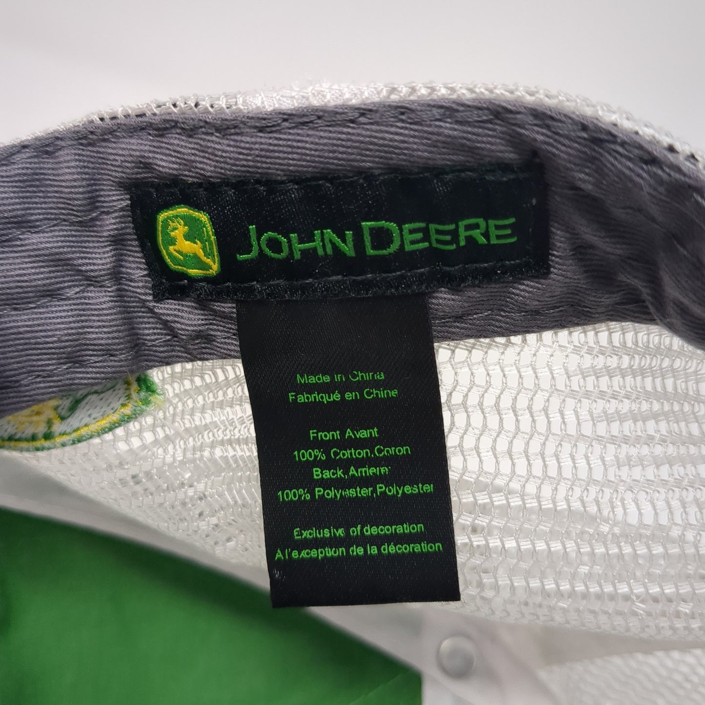 Campbell Tractor Co. Snapback Trucker Hat Multicolor One Size John Deere