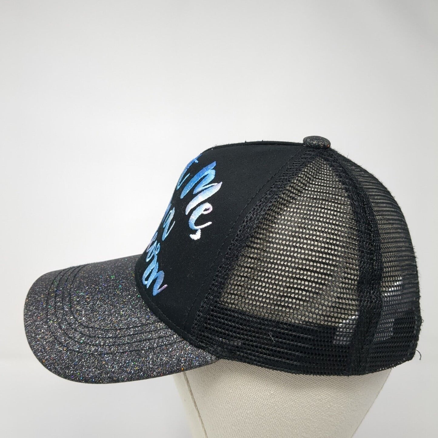Trust Me I'm A Unicorn Women's Trucker Hat Black One Size Mesh Back