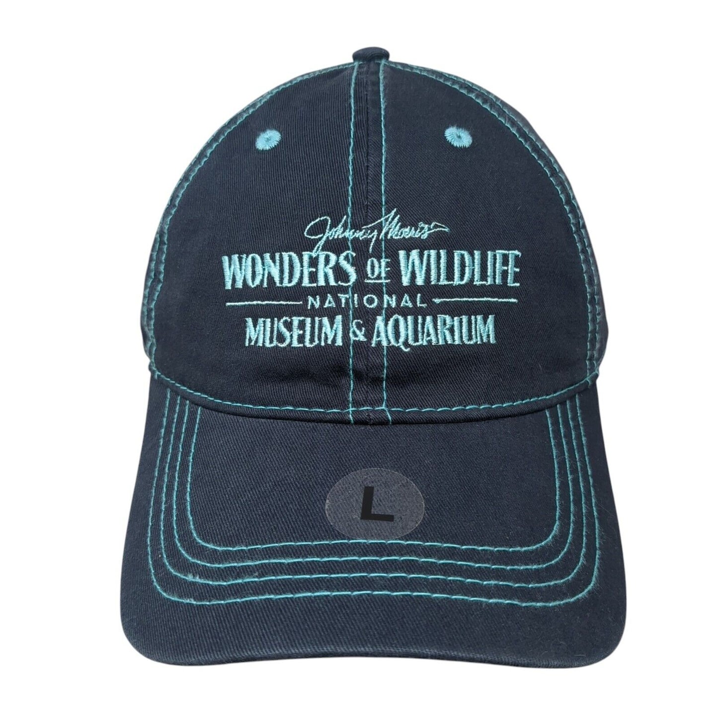 Johnny Morris Wonder Of Wildlife National Museum & Aquarium Slideback Hat Blue L