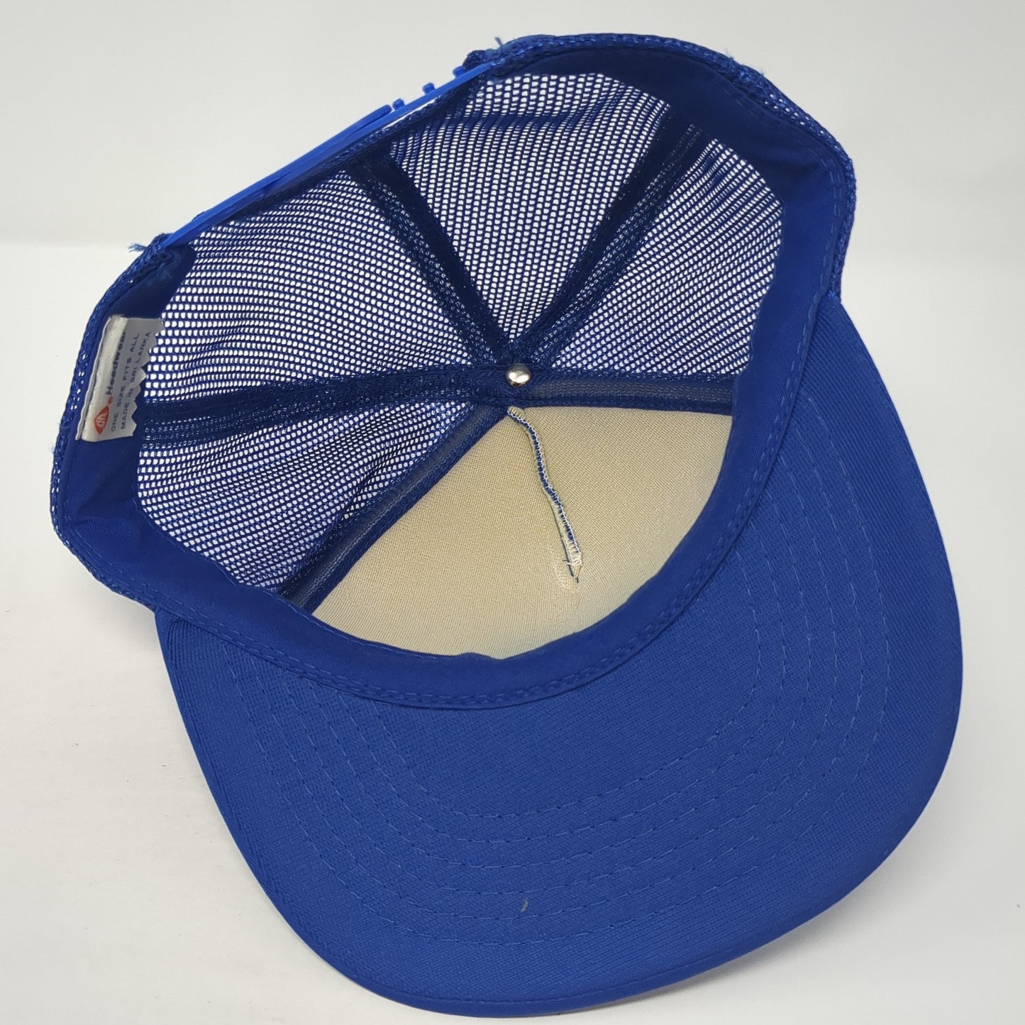 Farmers Know Best NAPA Snapback Rope Trucker Hat Blue One Size Mesh Back