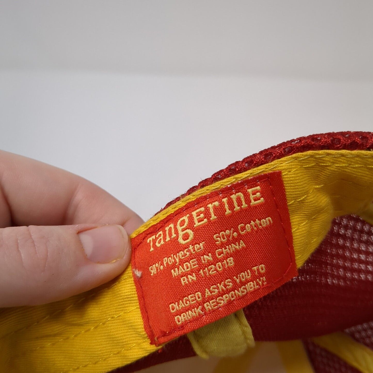 Jeremiah Weed Strapback Hat Multicolor One Size Adjustable Tangerine