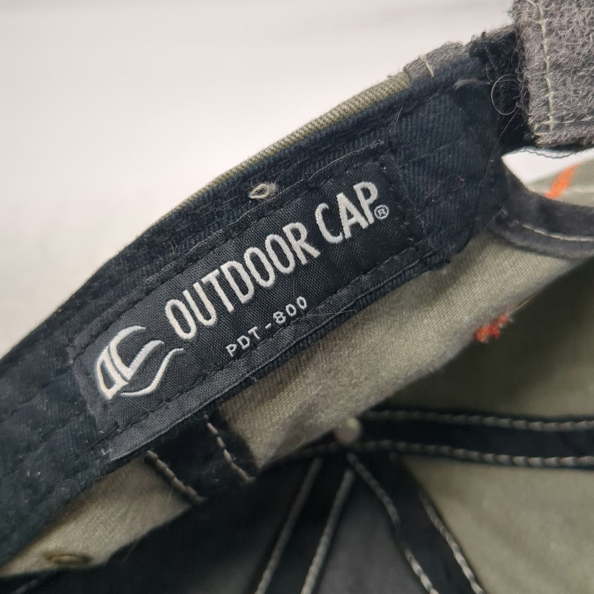 Outdoor Cap Baseball Cap Gray Green One Size NW Log-istics Contrast Stitch Hat