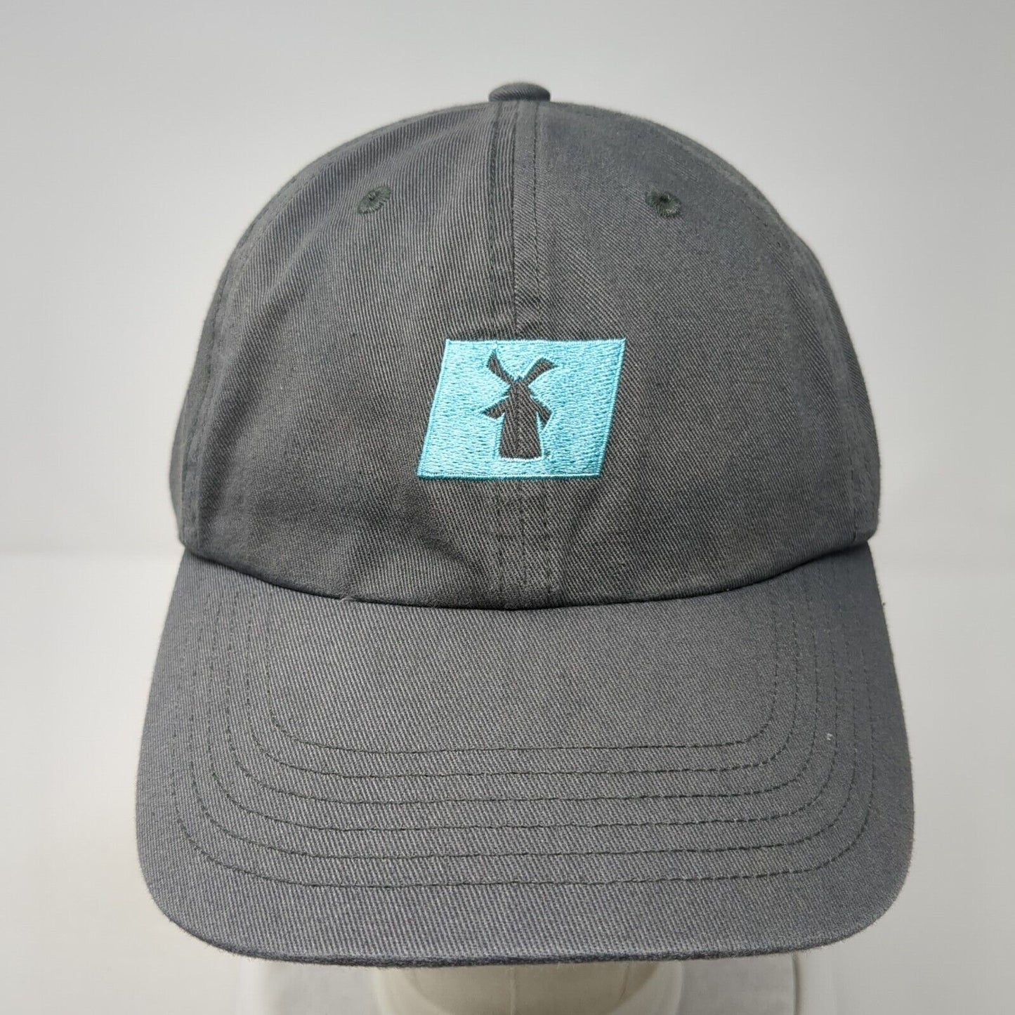 Cheers To The Wiseman Slideback Hat Gray One Size Adjustable Embroidered