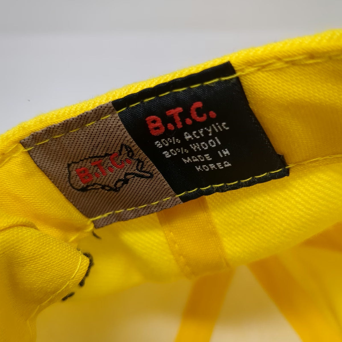 B.T.C. Club America Soccer Baseball Cap Yellow One Size Strapback Mexico Hat