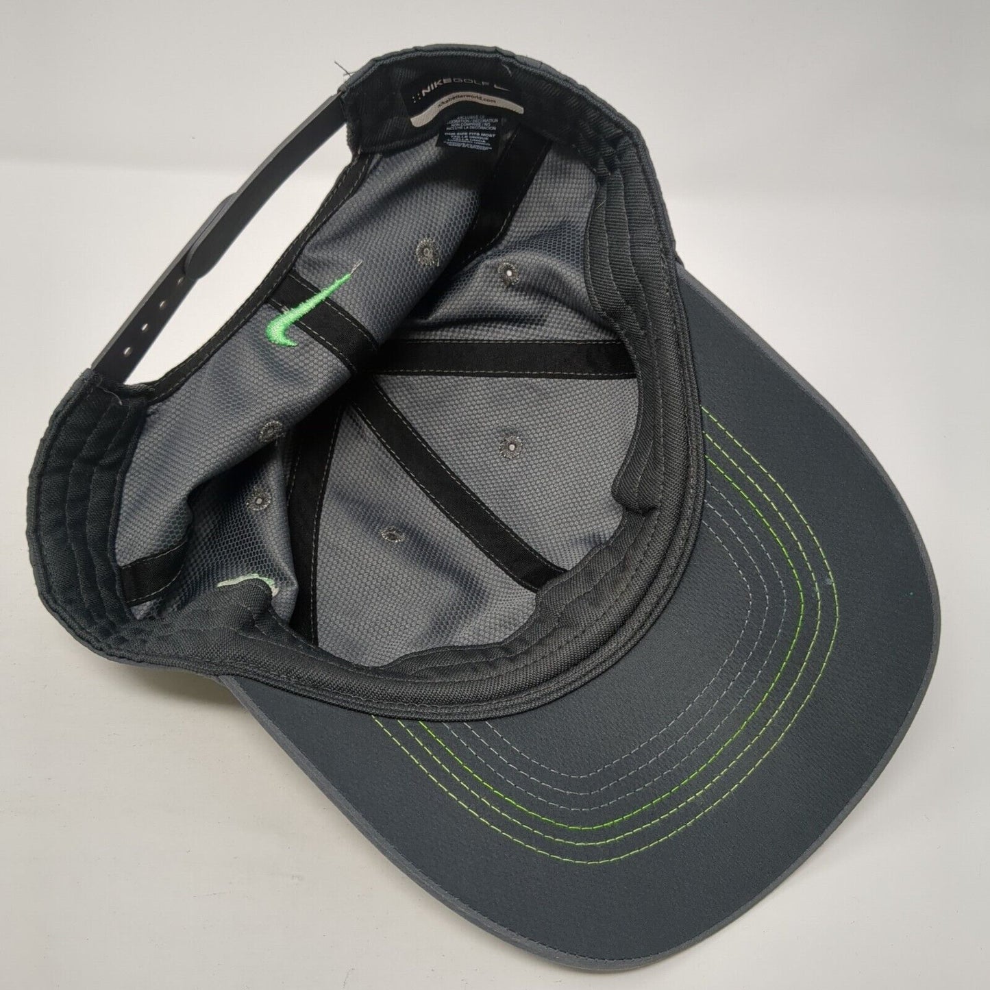 Nike Golf Snapback Hat Gray One Size Adjustable Danville Country Club
