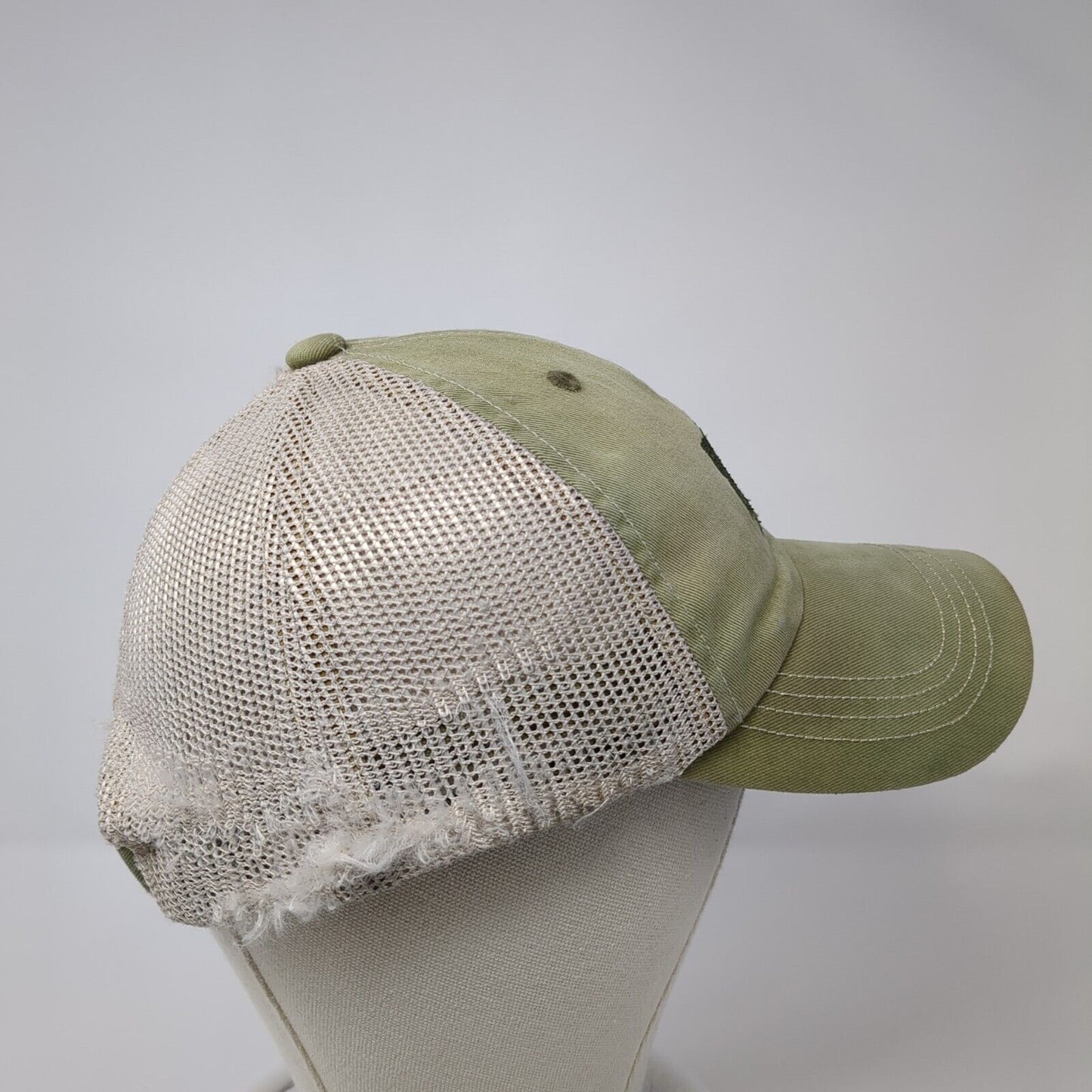 Orvis Slideback Trucker Hat Green One Size Adjustable Mesh Back Embroidered