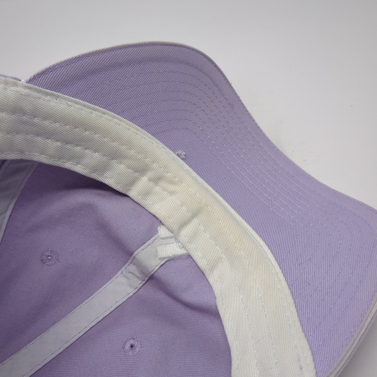 Adidas Strapback Baseball Cap Purple One Size Adjustable Embroidered 6 Panel
