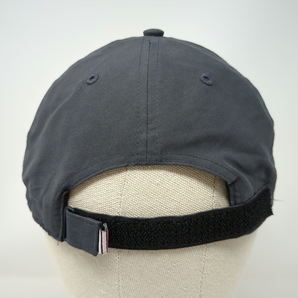 Adidas Baseball Cap Blue One Size Climalite Polyester Strapback Pink Logo Hat