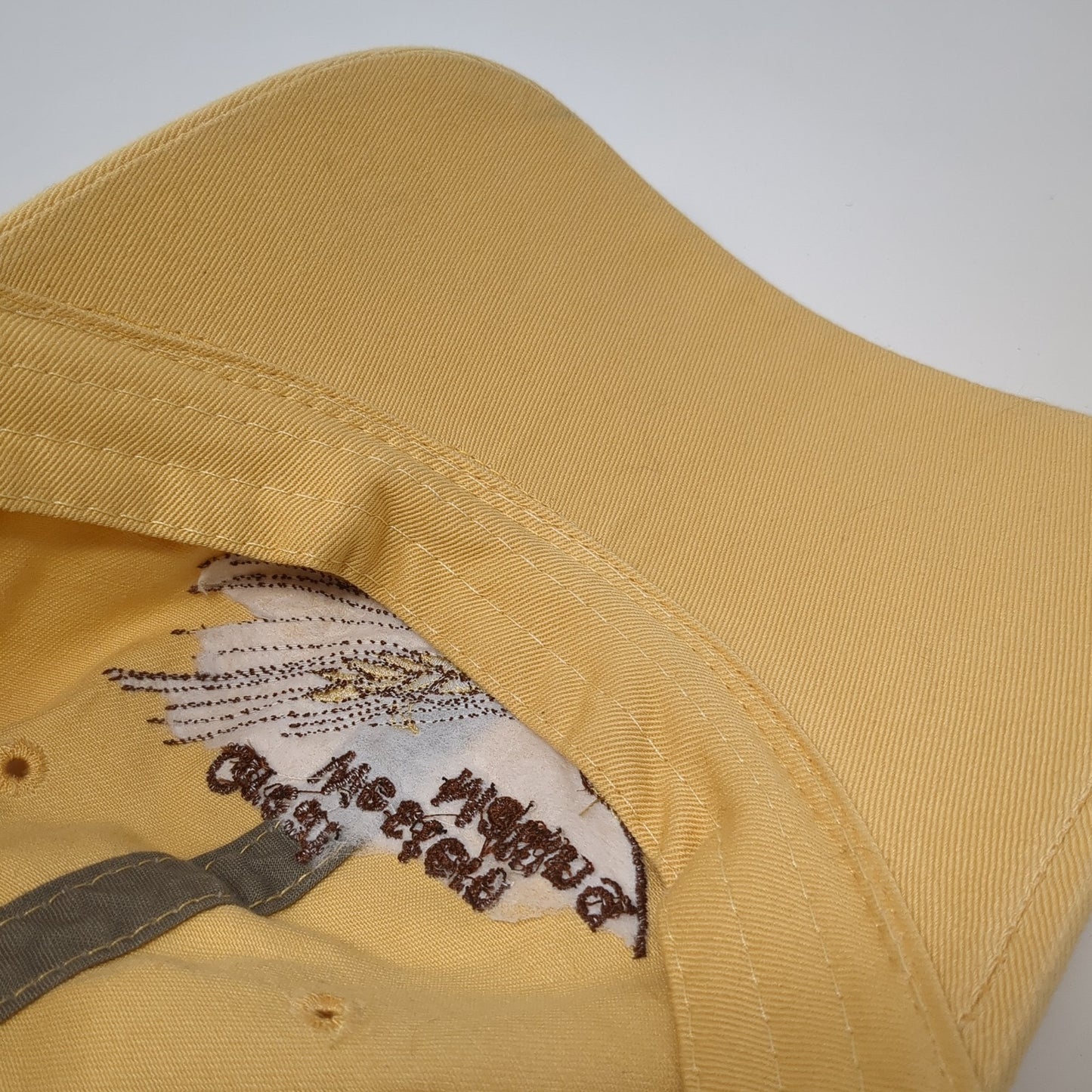 Great Western Malting Strapback Hat Yellow One Size Embroidered Ouray