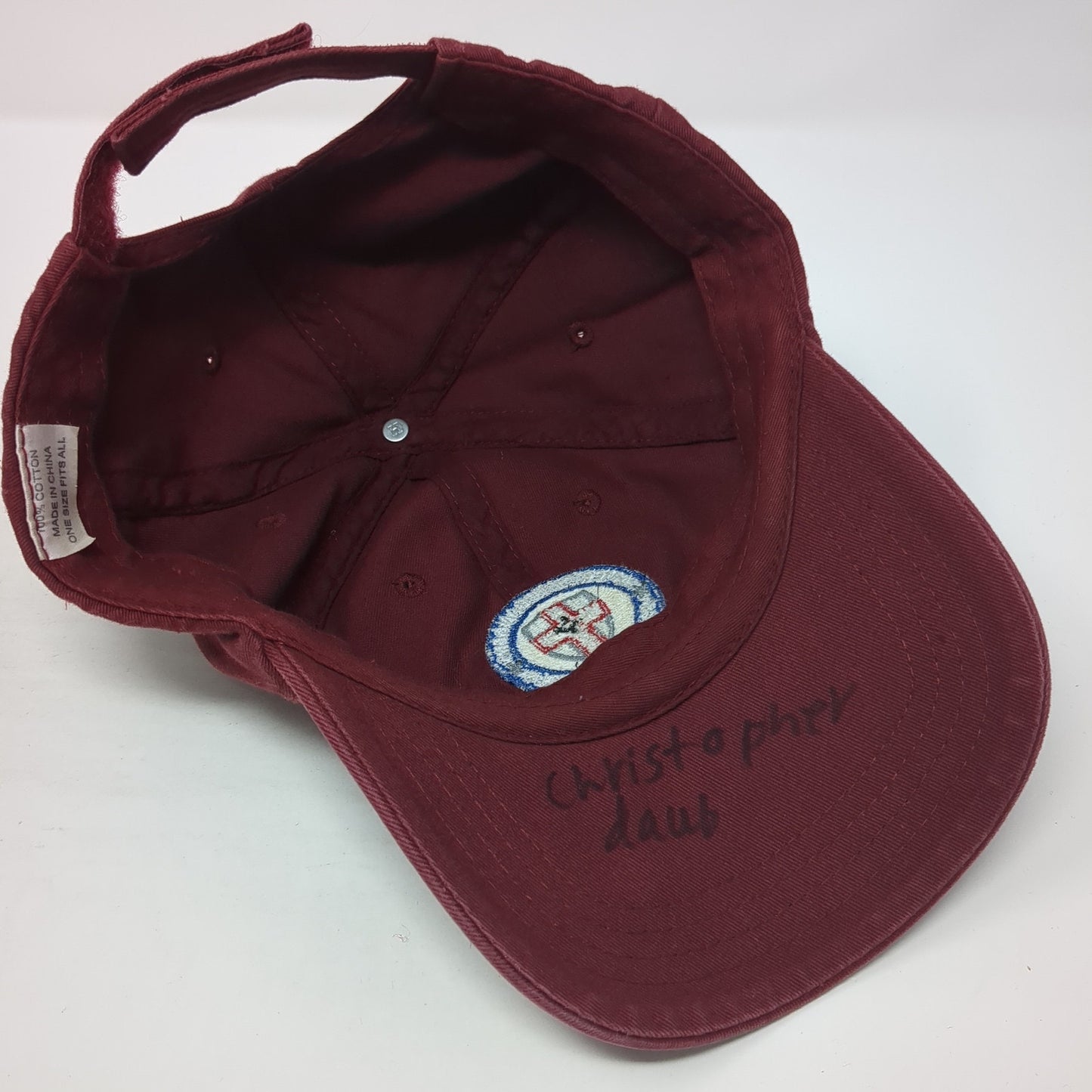 American Rangers Ego Ero Promptus Strapback Hat Red One Size Adjustable