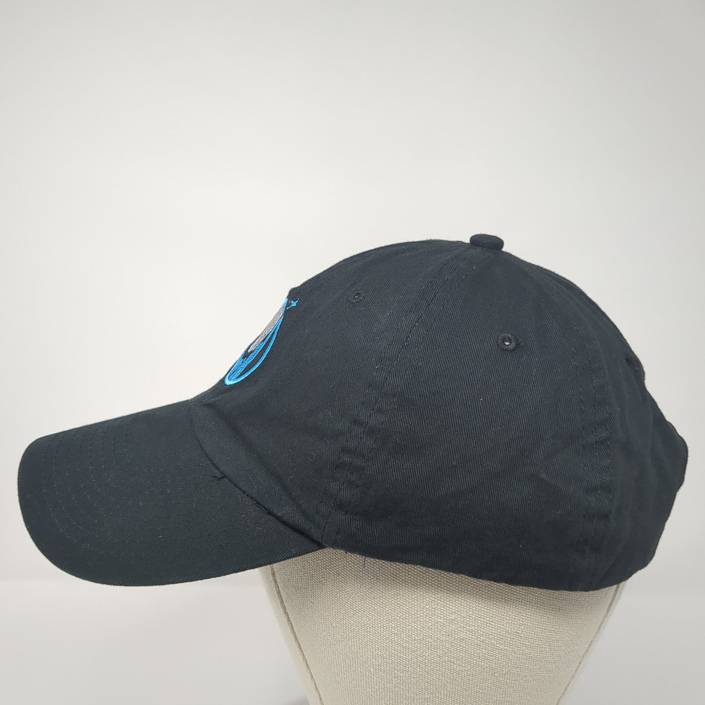 Life Surge Logo Slideback Hat Black One Size Embroidered Adjustable Hit