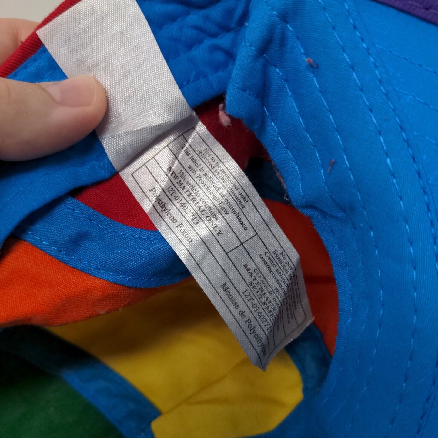 Unbranded Slideback 5 Panel Hat Multi OSFM Adjustable Colorblock