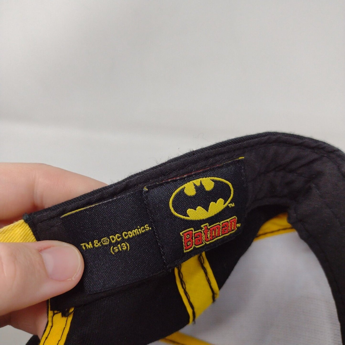 Batman Strapback Hat Multi One Size Adjustable DC Comics Colorblock