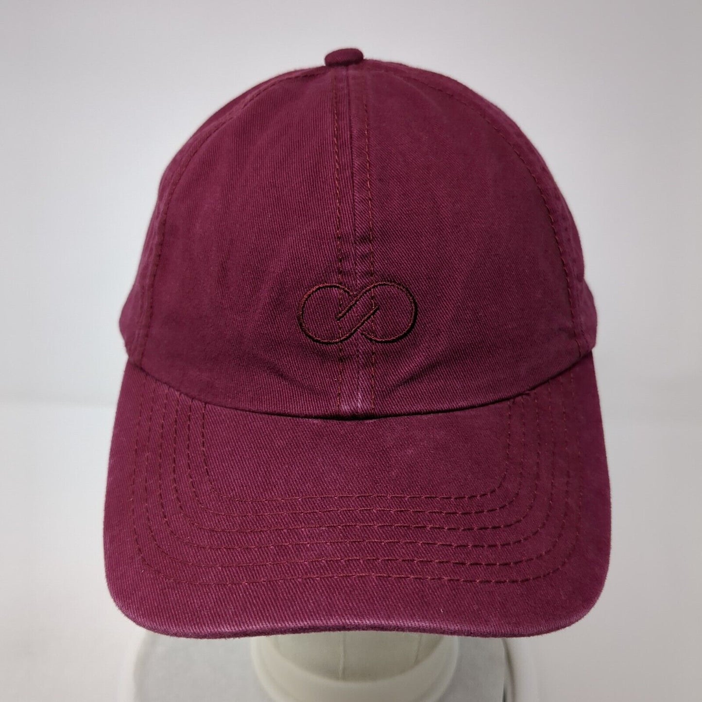 Infinity Slideback Hat Red One Size Adjustable Solid 6 Panel Outdoor