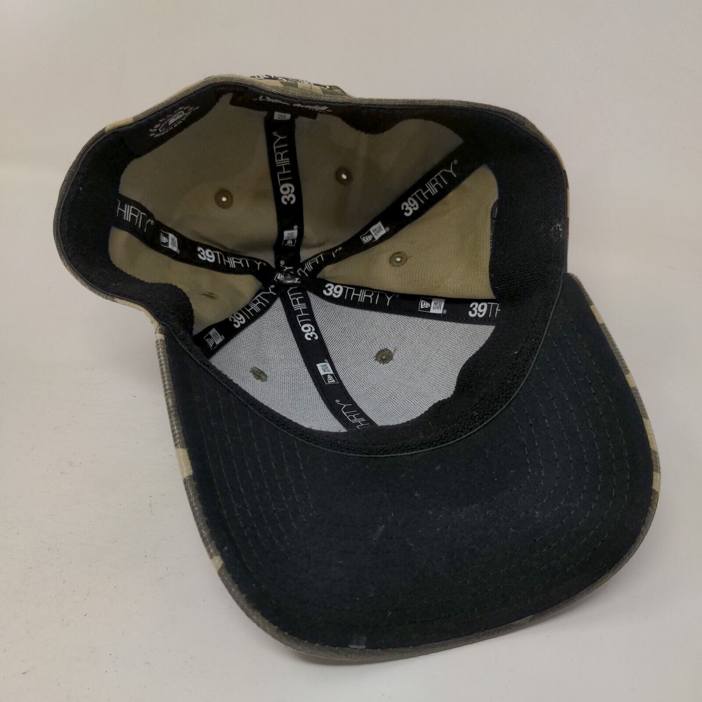 New Era Men's Fitted Hat Camo Size M-L Embroidered Tampa Bay Rays MLB 39Thirty