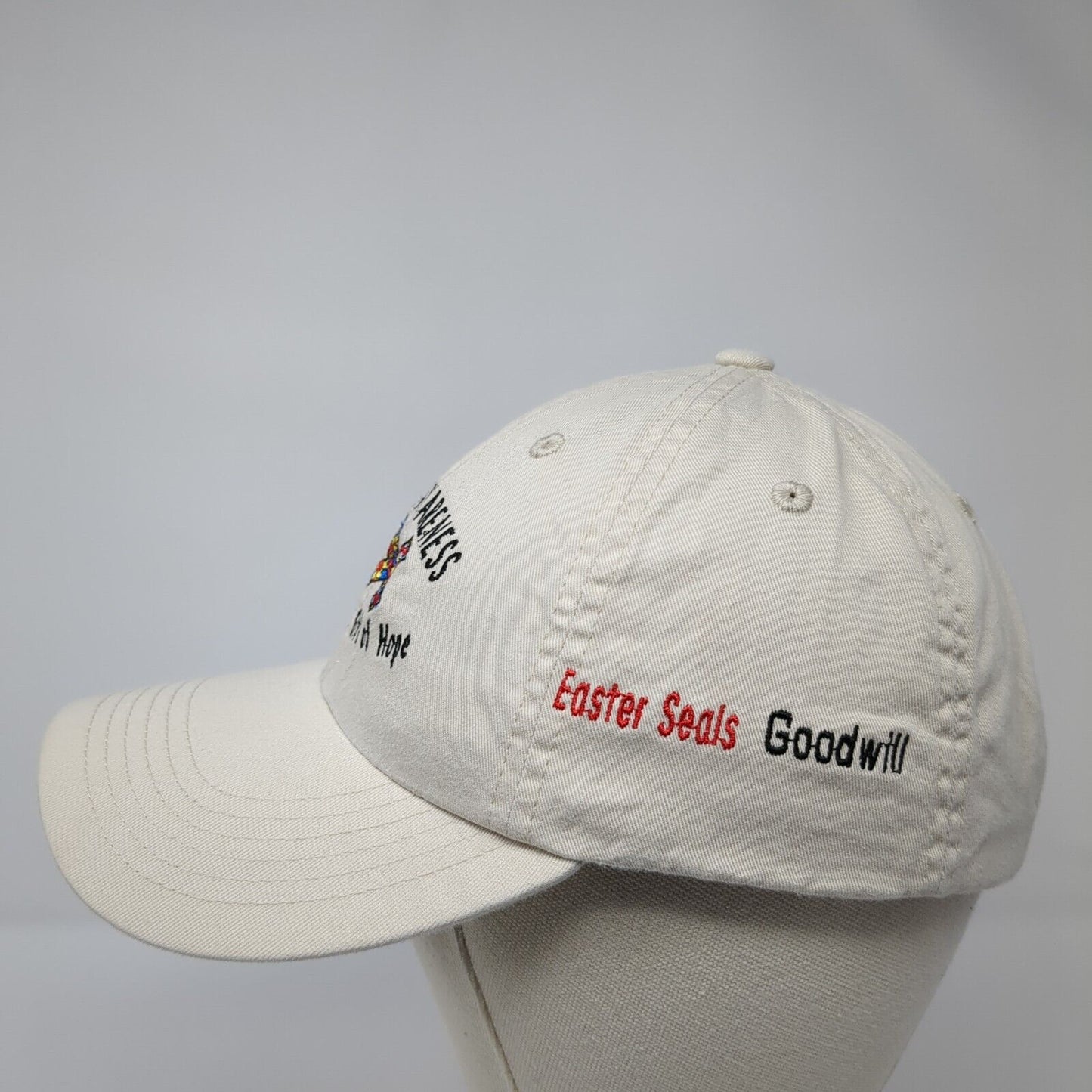 Autism Awareness Ally & Brady's Gift of Hope Slideback Hat Tan OS Port & Company