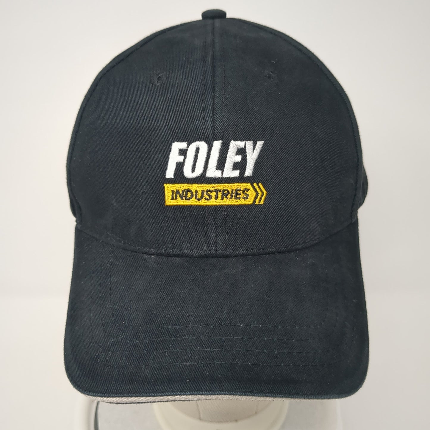 Foley Industries MVP 25 Slideback Baseball Cap Black One Size Adjustable Cotton