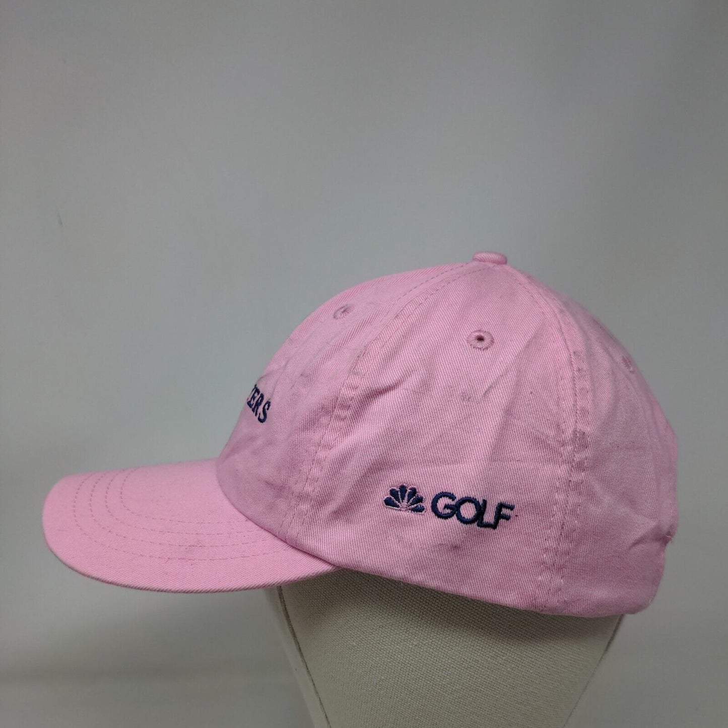 The Players Golf Slideback Hat Pink OSFA Embroidered Adjustable 6 Panel