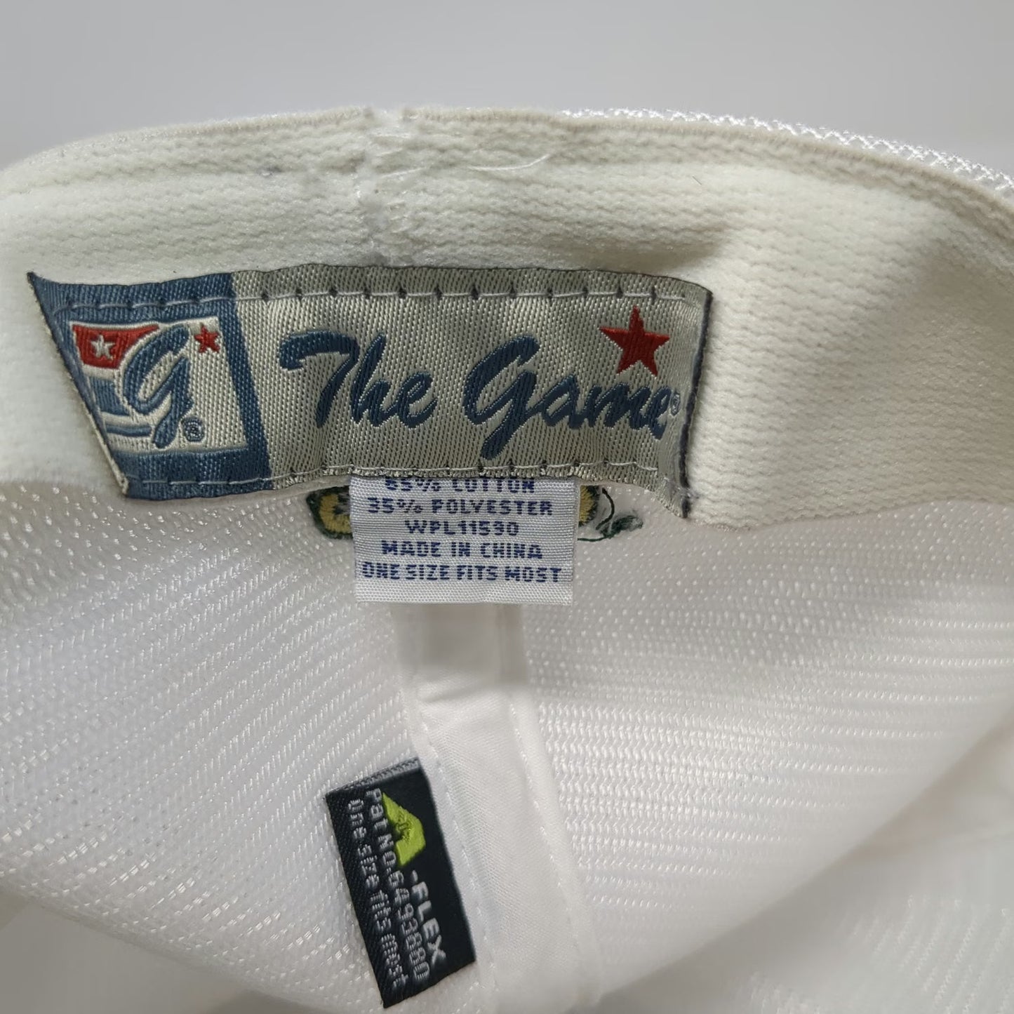 The Game Baseball Cap Green One Size Rocky Bear Mesh Hat A-Flex Mascot Curved