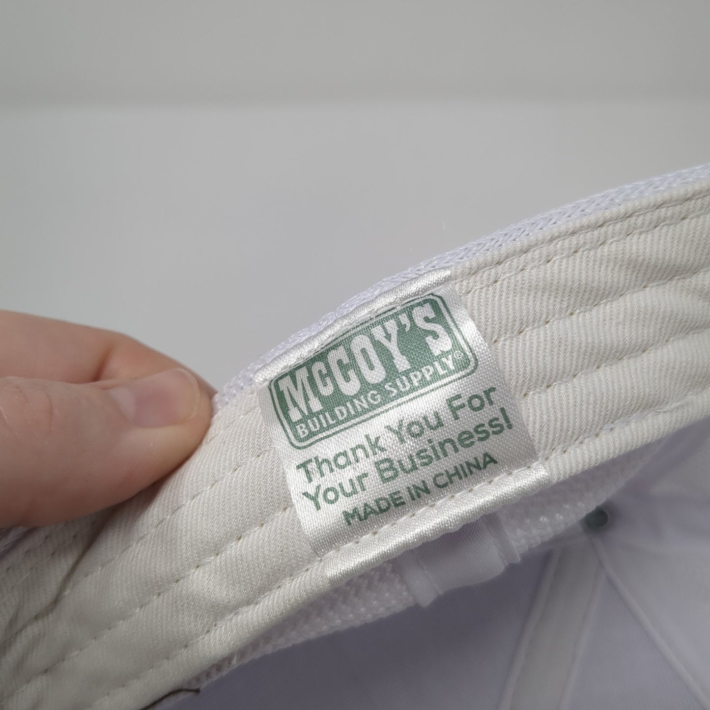 McCoy's Building Supply 1927 Trucker Hat Gray One Size Adjustable Mesh Back