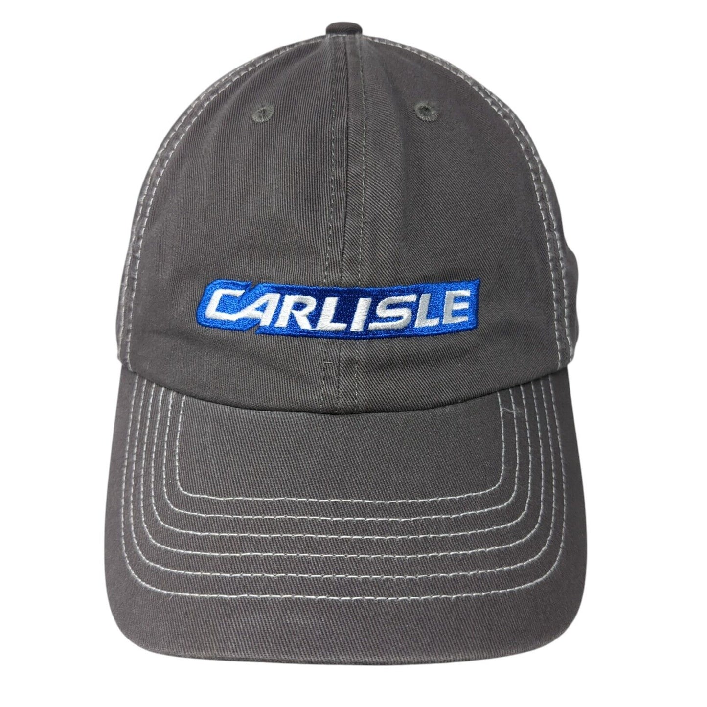 Carlisle Slideback Hat Gray One Size Adjustable HeadShots KC Caps