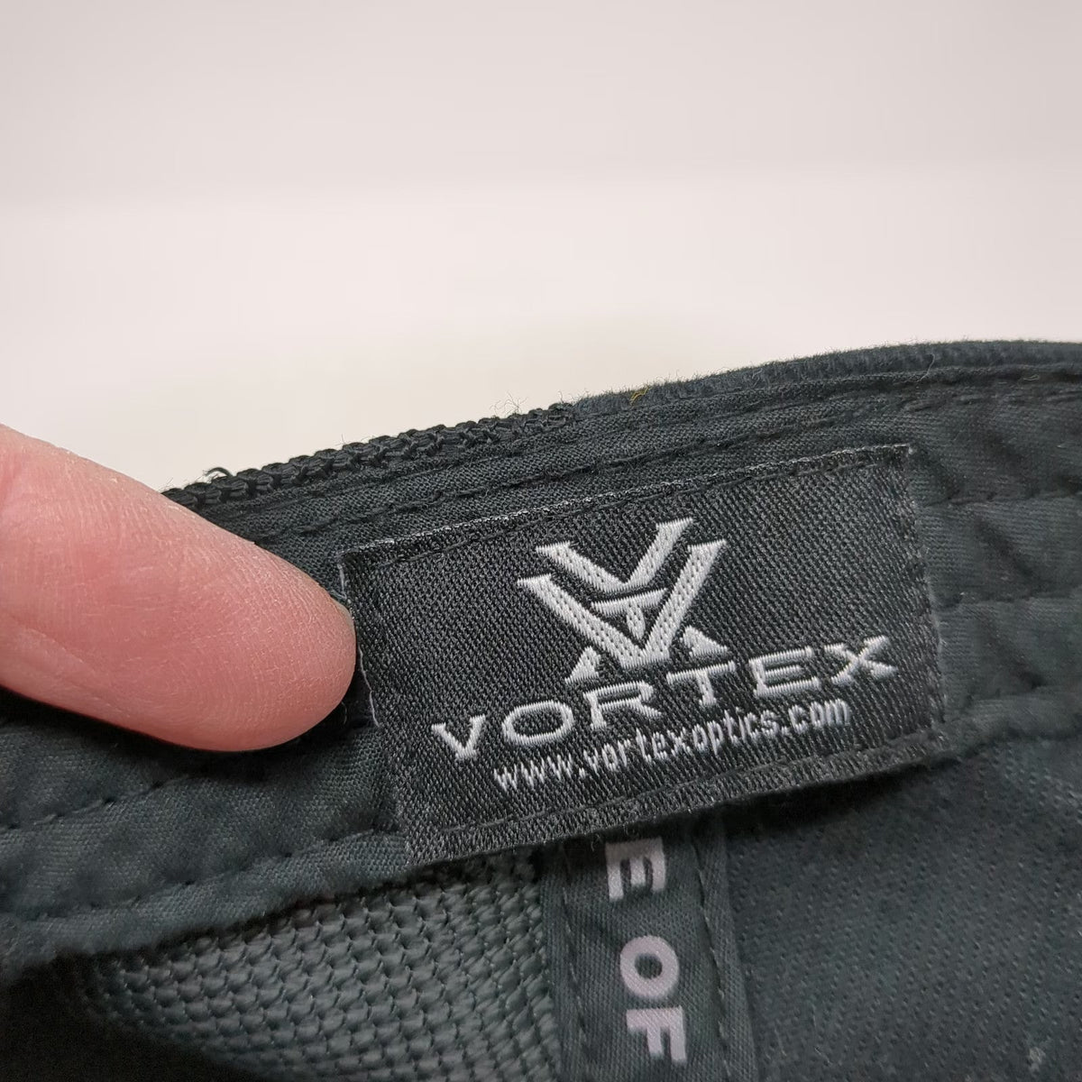 Vortex Optics Baseball Cap Black One Size Mesh Back Force of Optics Logo Patch