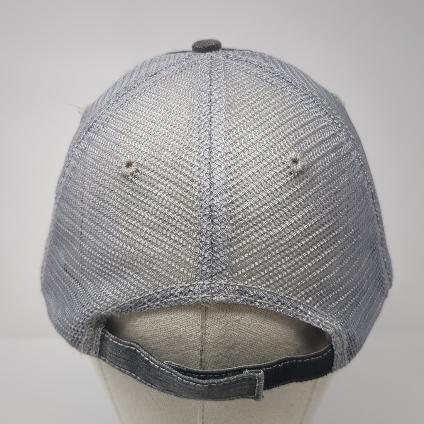 Basketball Mom Strapback Trucker Hat Gray One Size Mesh Back Adjustable