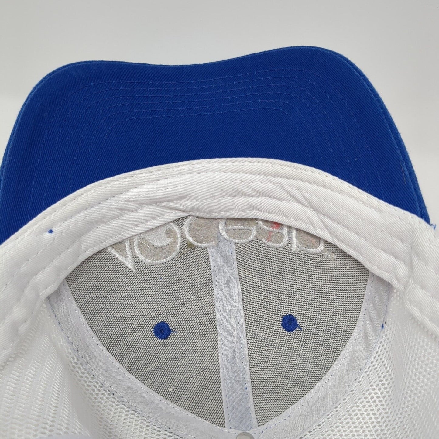 4Ocean Snapback Trucker Hat Blue One Size Adjustable Embroidered Mesh Back