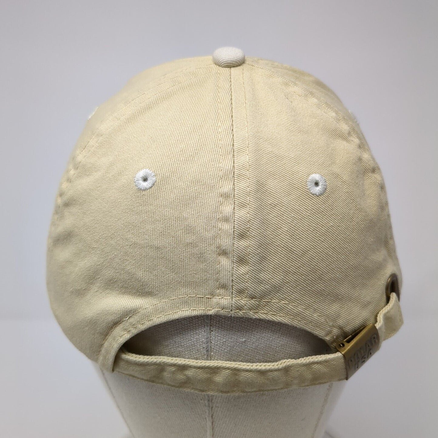 New Mexico Slideback Hat Tan One Size Adjustable Embroidered Polar