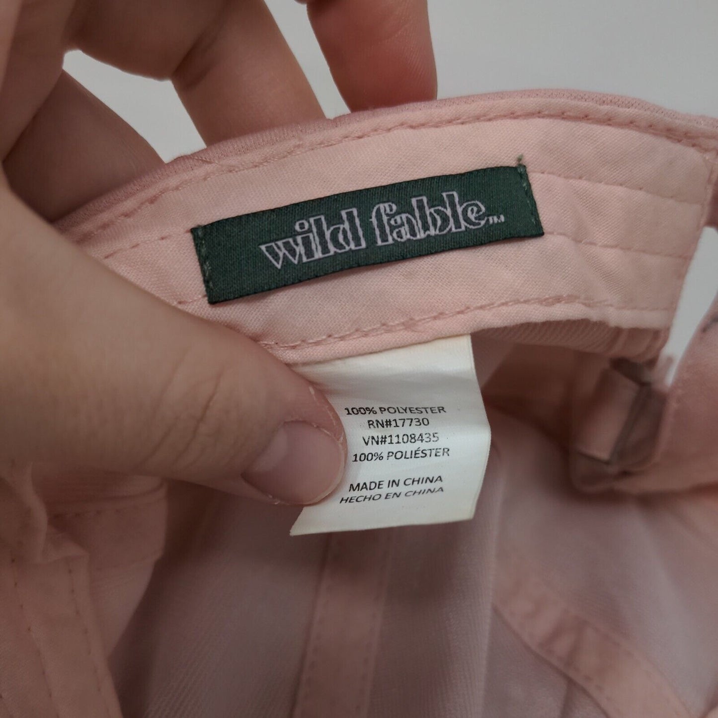 Wild Fable Slideback Hat Pink One Size Adjustable 6 Panel Blank