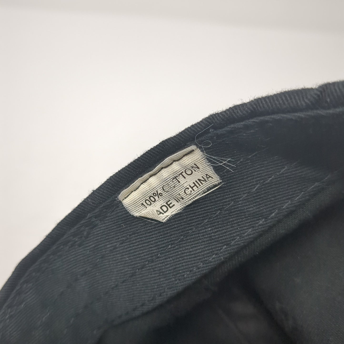 Fish Sniffer Slideback Hat Black One Size Adjustable Embroidered Outdoor