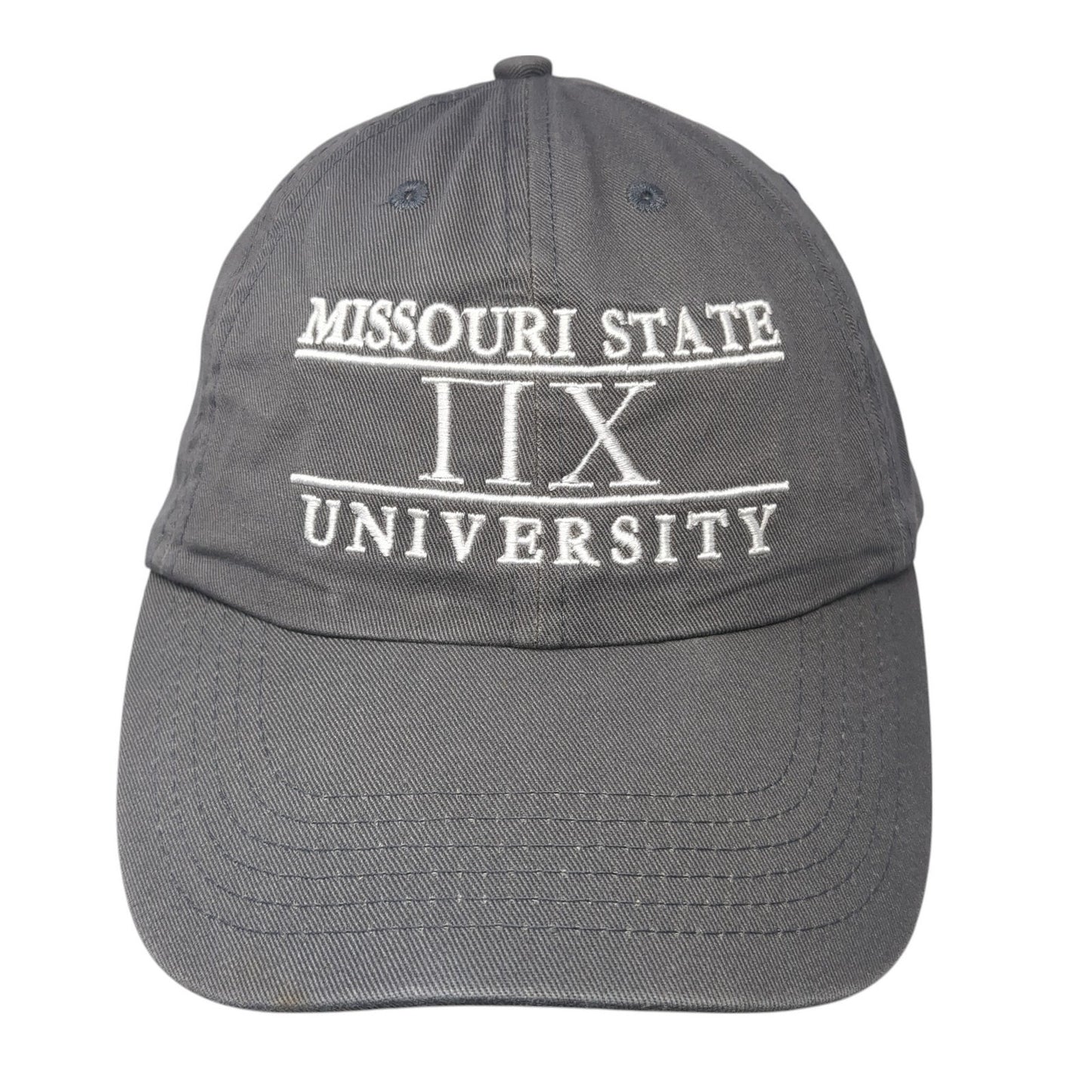 Missouri State University Slideback Baseball Cap Gray OS Adjustable 6 Panel