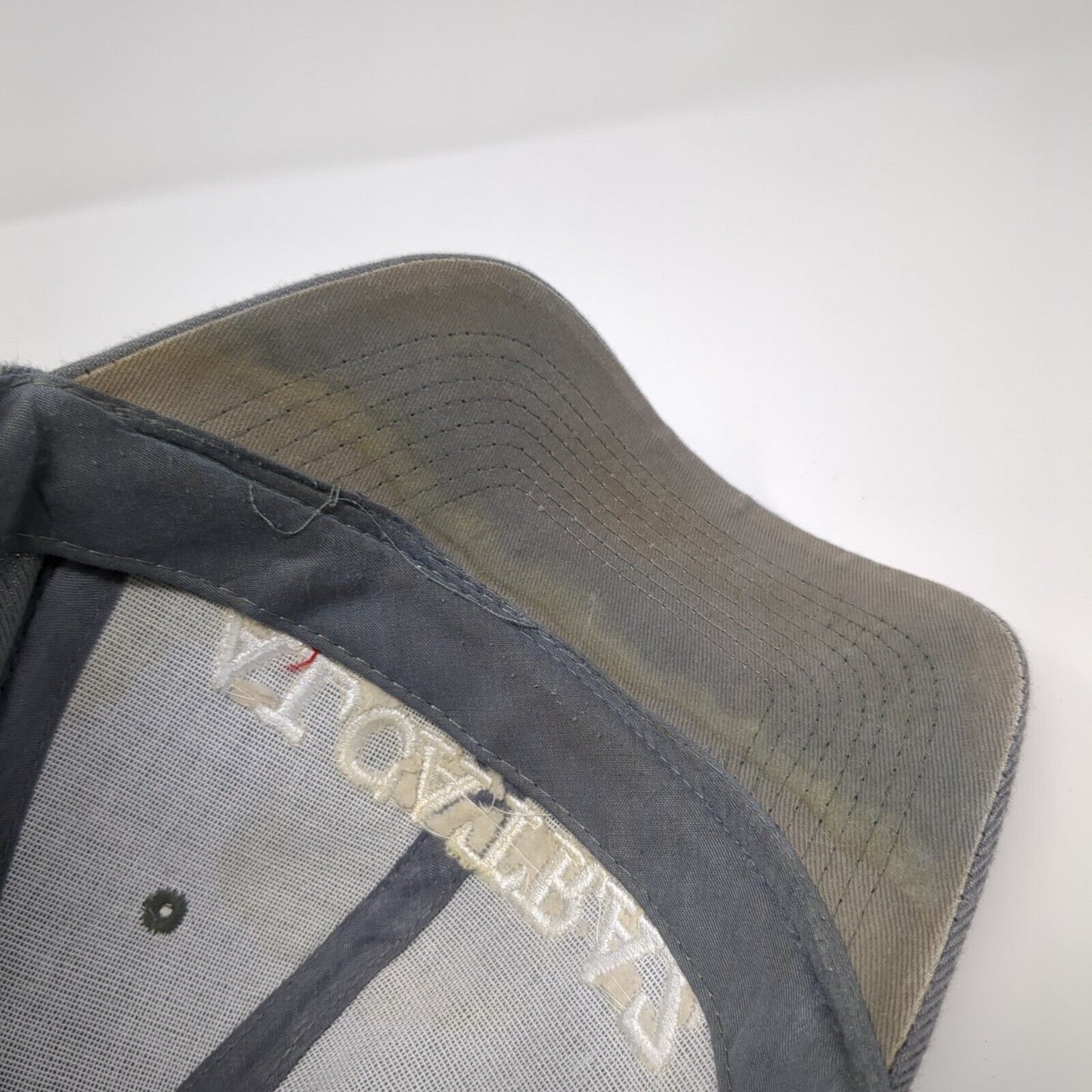 Alcatraz Strapback Hat Gray One Size Adjustable Embroidered 6 Panel Lanza