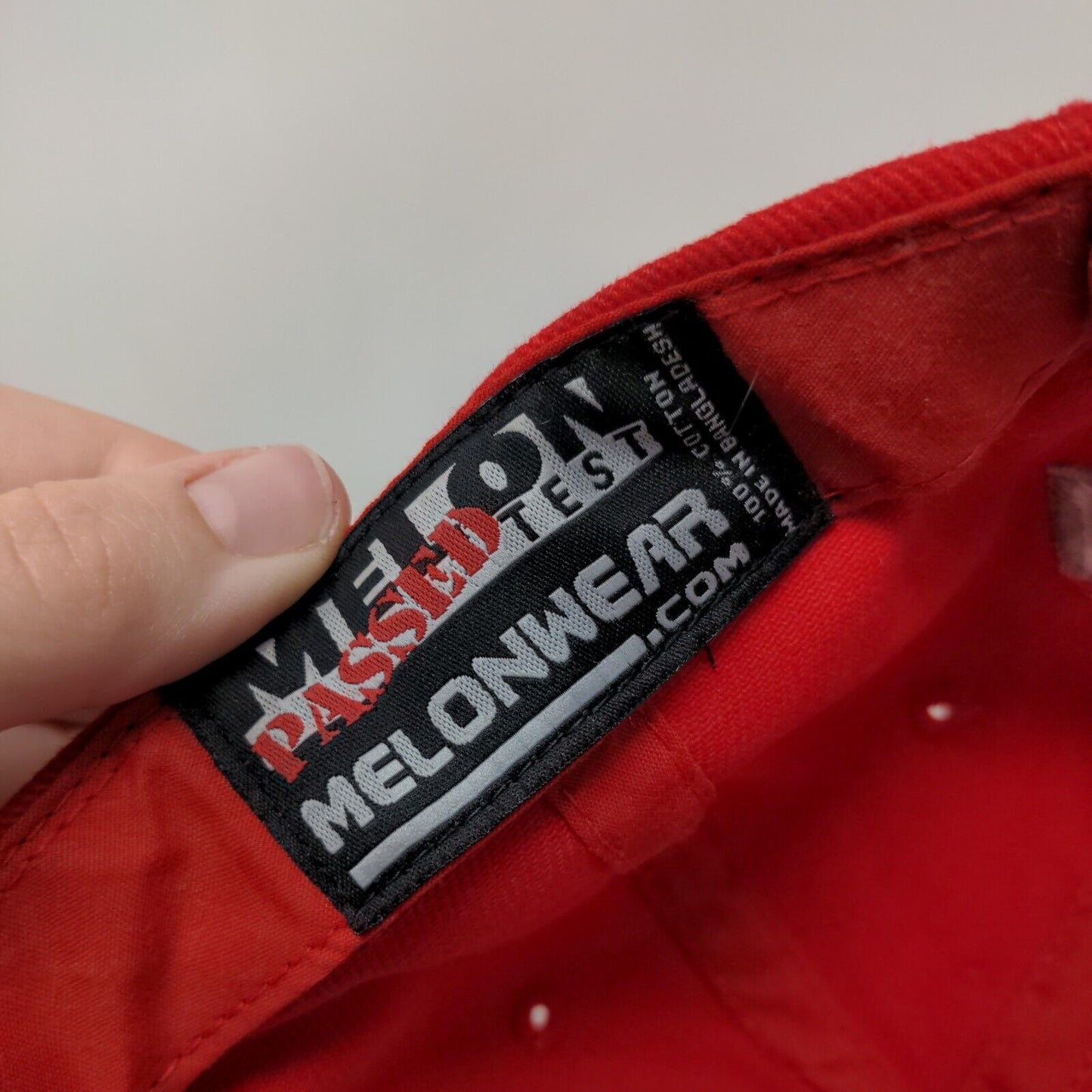 Carolina Hurricanes Chevrolet Strapback Hat Red One Size Adjustable Embroidered