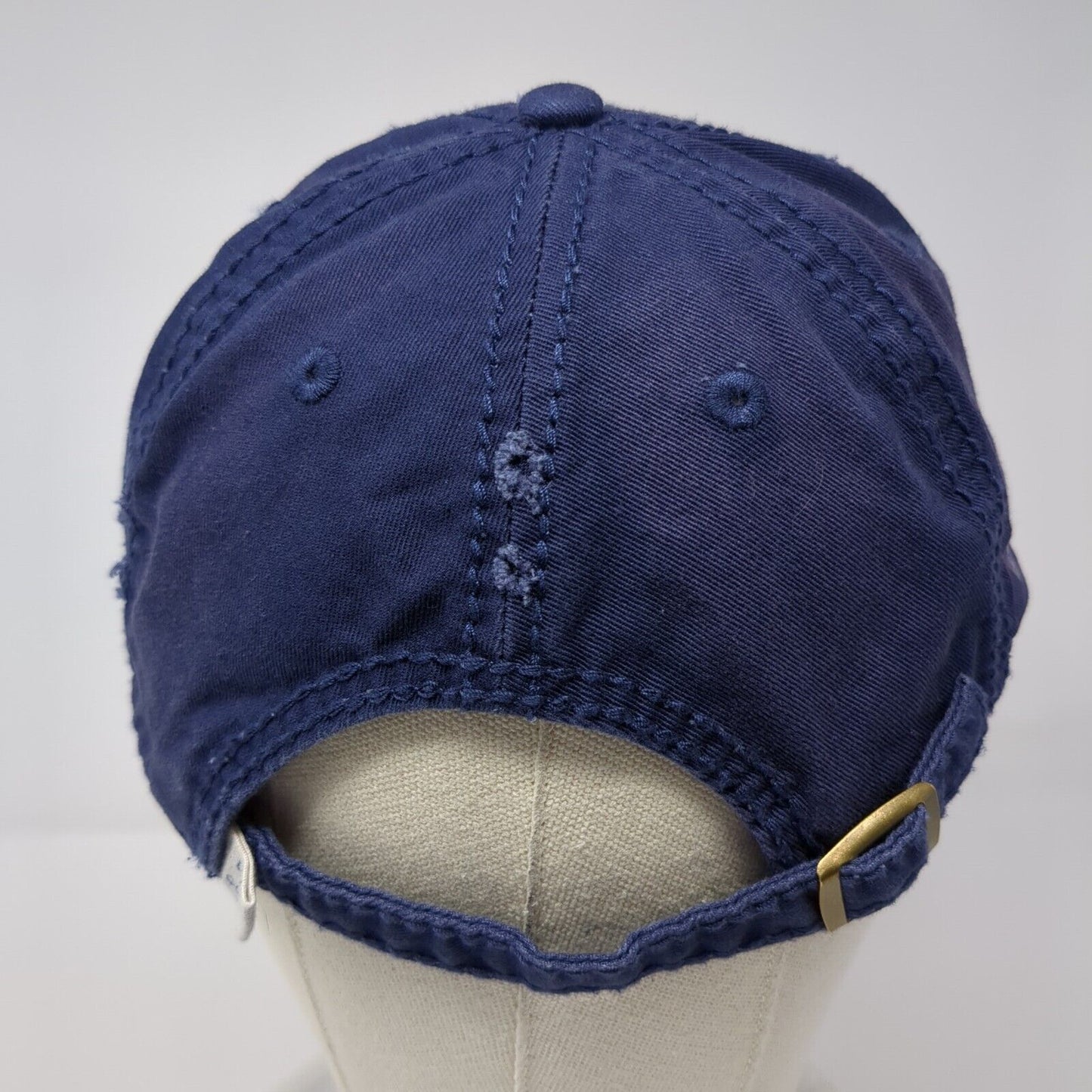 Life Is Good Heart Paw Print Slideback Hat Blue One Size Embroidered