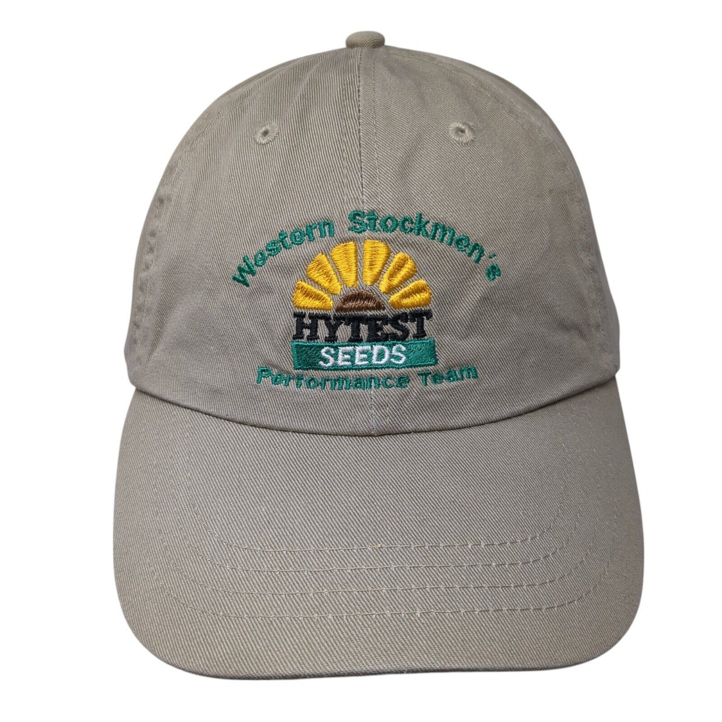 Western Stockmen's Hytest Seeds Strapback Hat Tan OSFA Port & Company