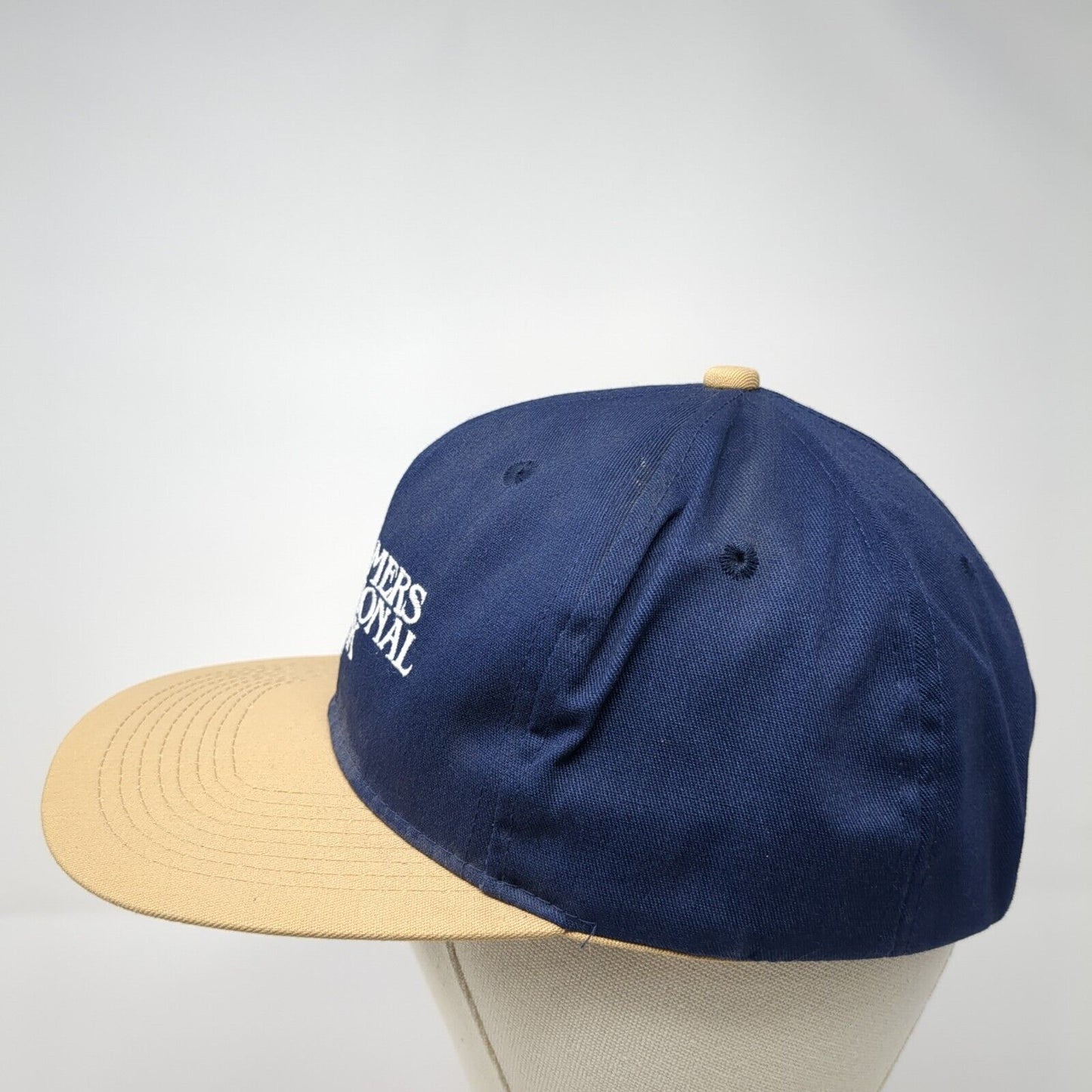 Farmers National Bank Snapback Hat Multi One Size Adjustable Colorblock